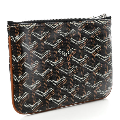 Goyard Goyardine Mini Senat Pochette Black Gold 3 of 7