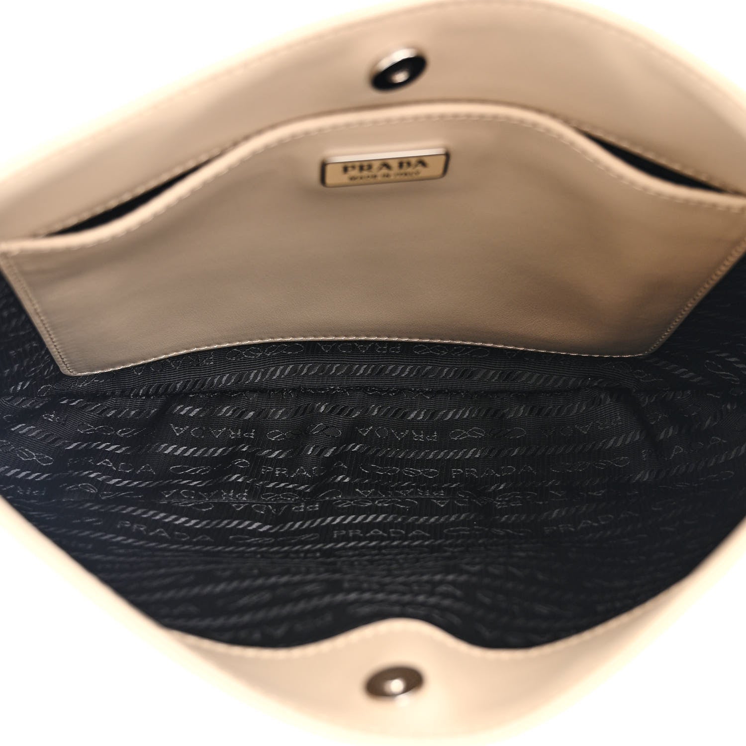 Prada Spazzolato Cleo Shoulder Bag Deserto 5 of 10