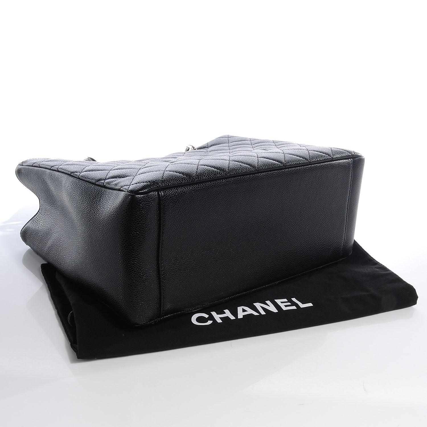 Chanel Caviar Grand Shopping Tote GST Black 4 of 7