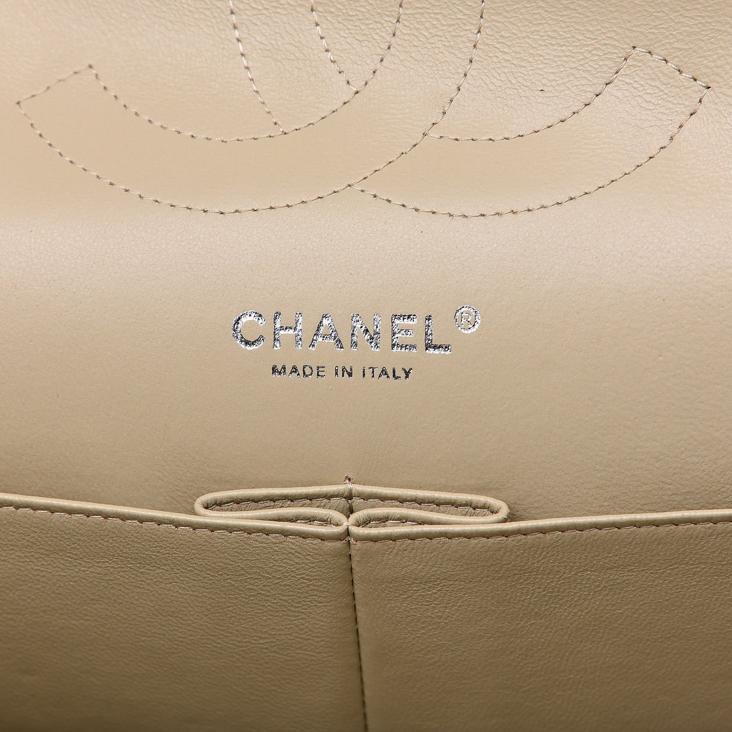 Chanel Caviar Quilted Jumbo Double Flap Beige Clair 6 of 12