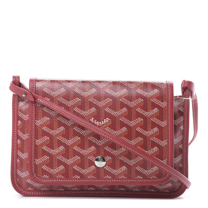 Goyard Goyardine Plumet Wallet Clutch Red 1 of 11