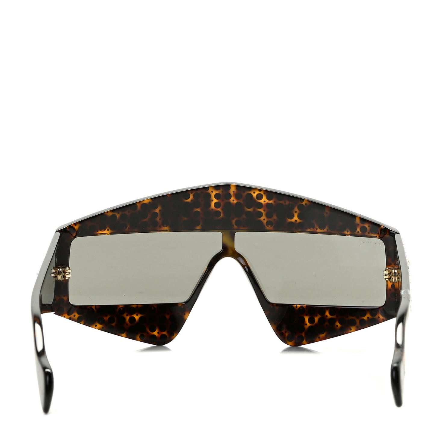 Crystal Rectangular Frame Sunglasses GG0357S Tortoiseshell