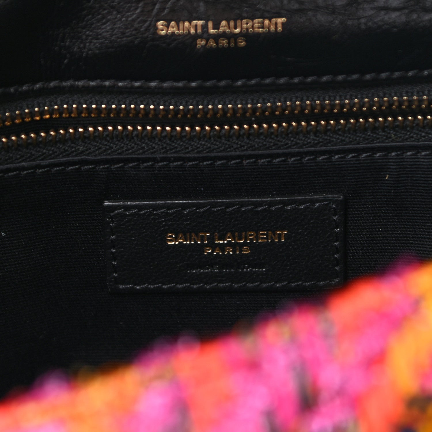 Saint Laurent Tweed Calfskin Matelasse Monogram Medium Niki Chain Satchel Multicolor 6 of 10