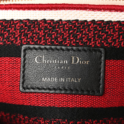 Christian Dior Canvas Medium DiorAmour Dots Lady D-Lite Red 6 of 10