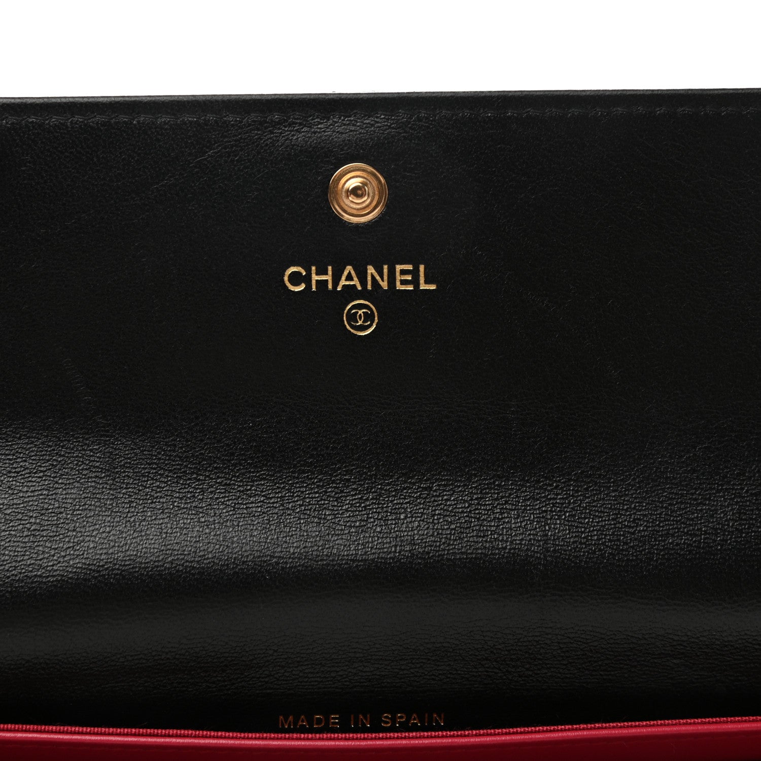 Chanel Lambskin Quilted Chanel 19 Flap Wallet Black 6 of 9