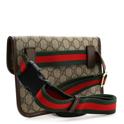 Gucci GG Supreme Monogram Neo Vintage Web Belt Bag Brown 3 of 11