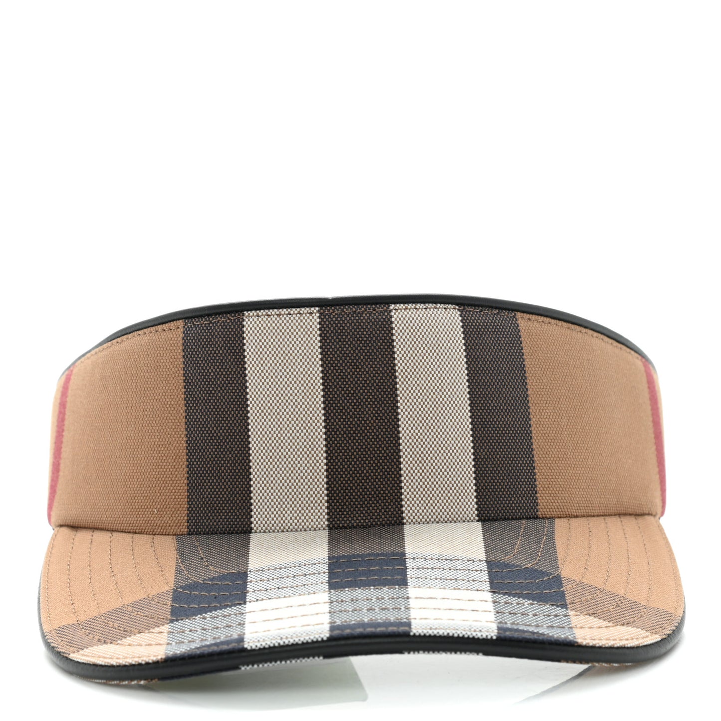 Canvas Giant Check Visor L Birch Brown