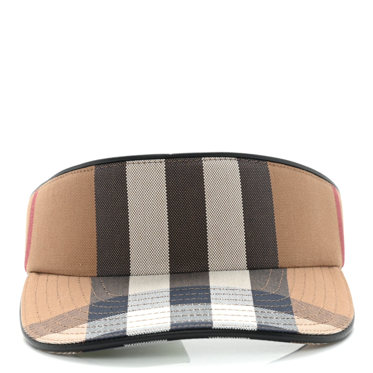 Burberry Canvas Giant Check Visor L Birch Brown 4 of 7