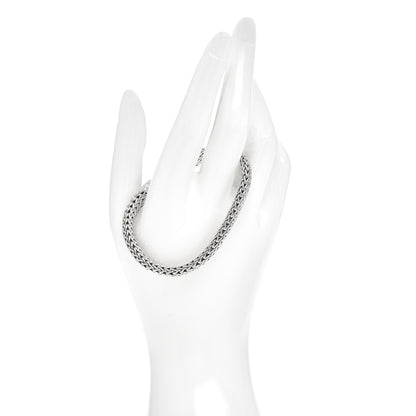 John Hardy Sterling Silver Black Sapphire 7mm Classic Chain Bracelet 2 of 4