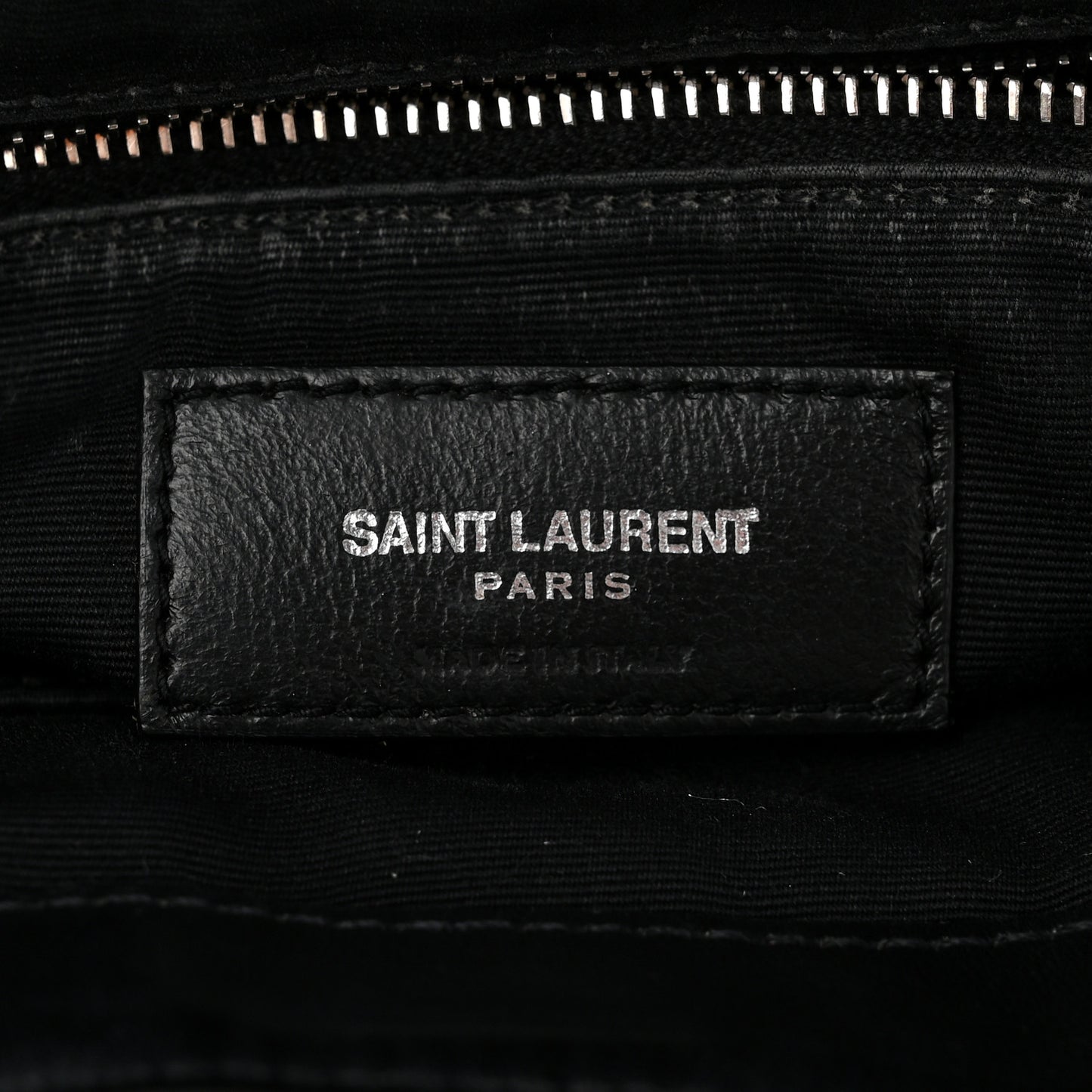 Calfskin Y Quilted Monogram Medium Loulou Backpack Black