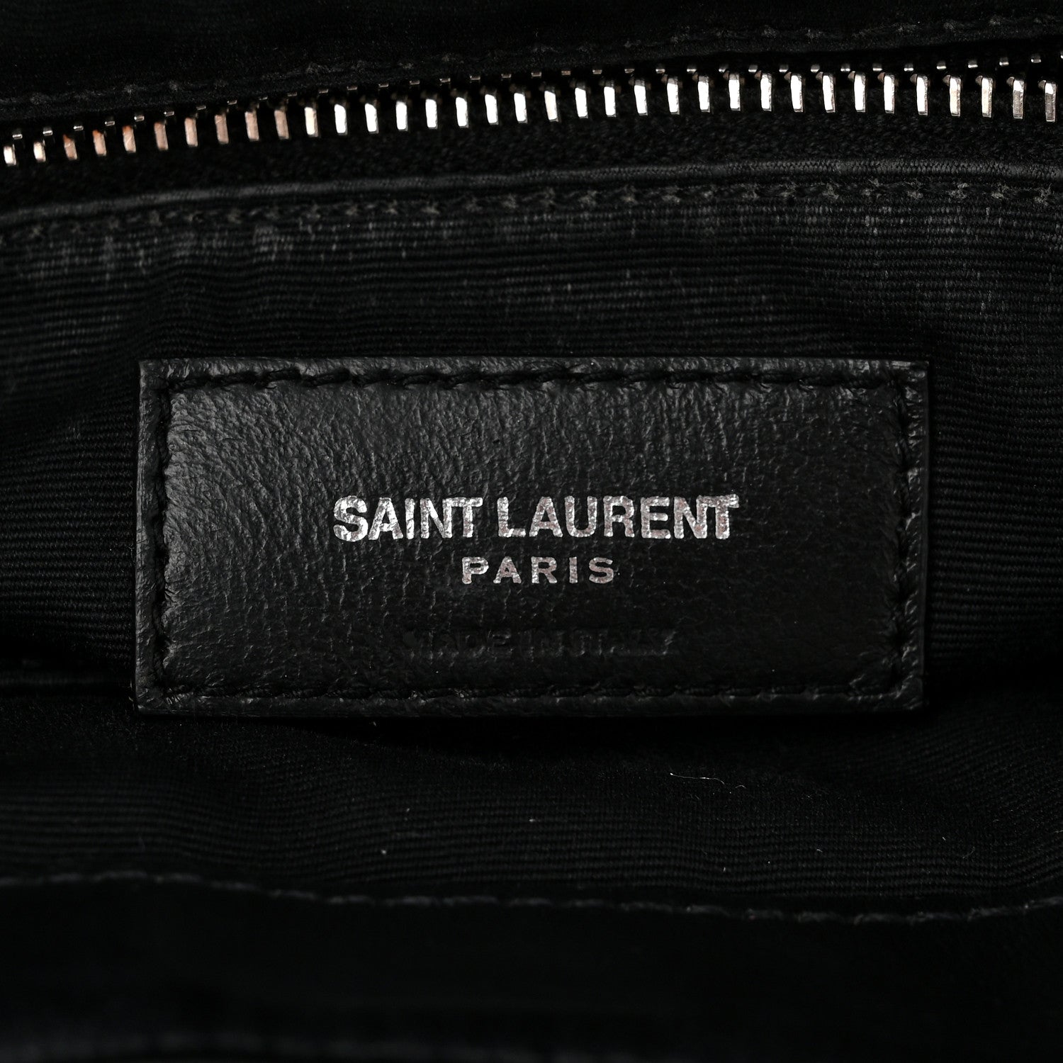 Saint Laurent Calfskin Y Quilted Monogram Medium Loulou Backpack Black 6 of 12
