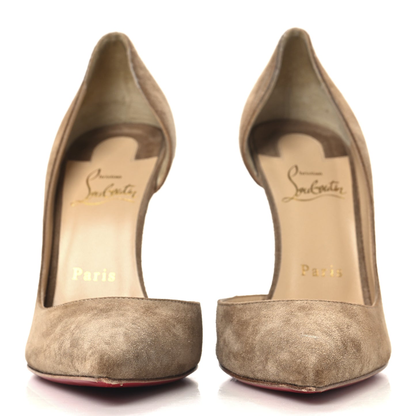 Veau Velour Iriza 100 Pumps 37.5 Cappucino