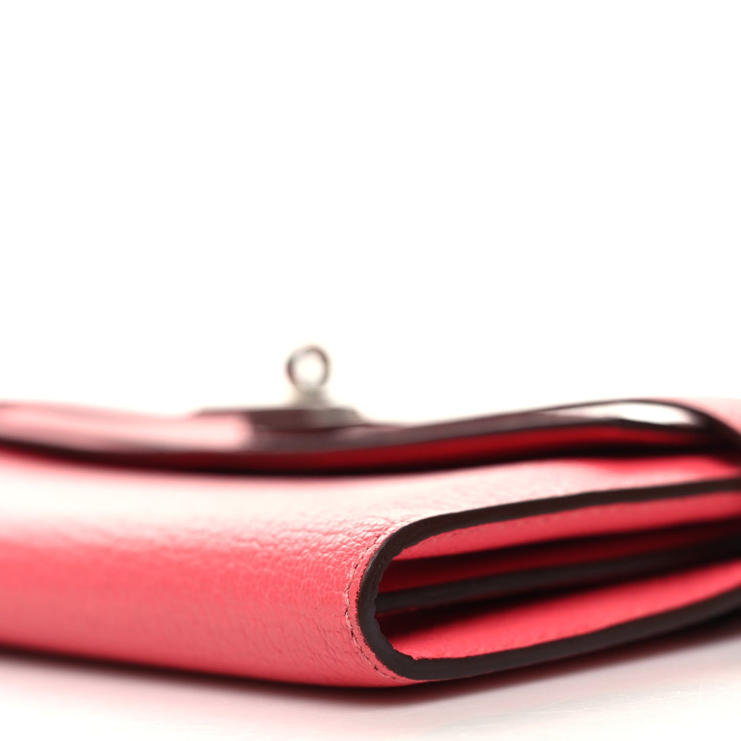 Chevre Mysore Kelly Longue Wallet Rose Lipstick