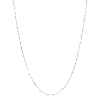 Tiffany Platinum Chain Necklace 18" 1 of 6