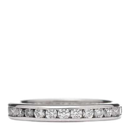 Tiffany Platinum Diamond 1.00ctw Eternity Band Ring 53 6.5 3 of 5