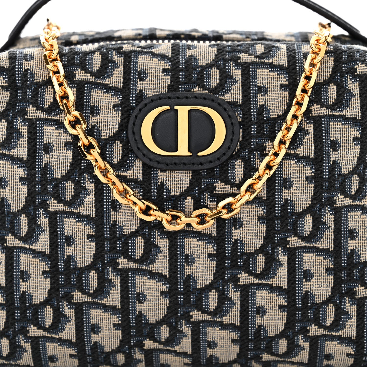 Christian Dior Oblique 30 Montaigne D-Cosy Pouch Blue 9 of 12