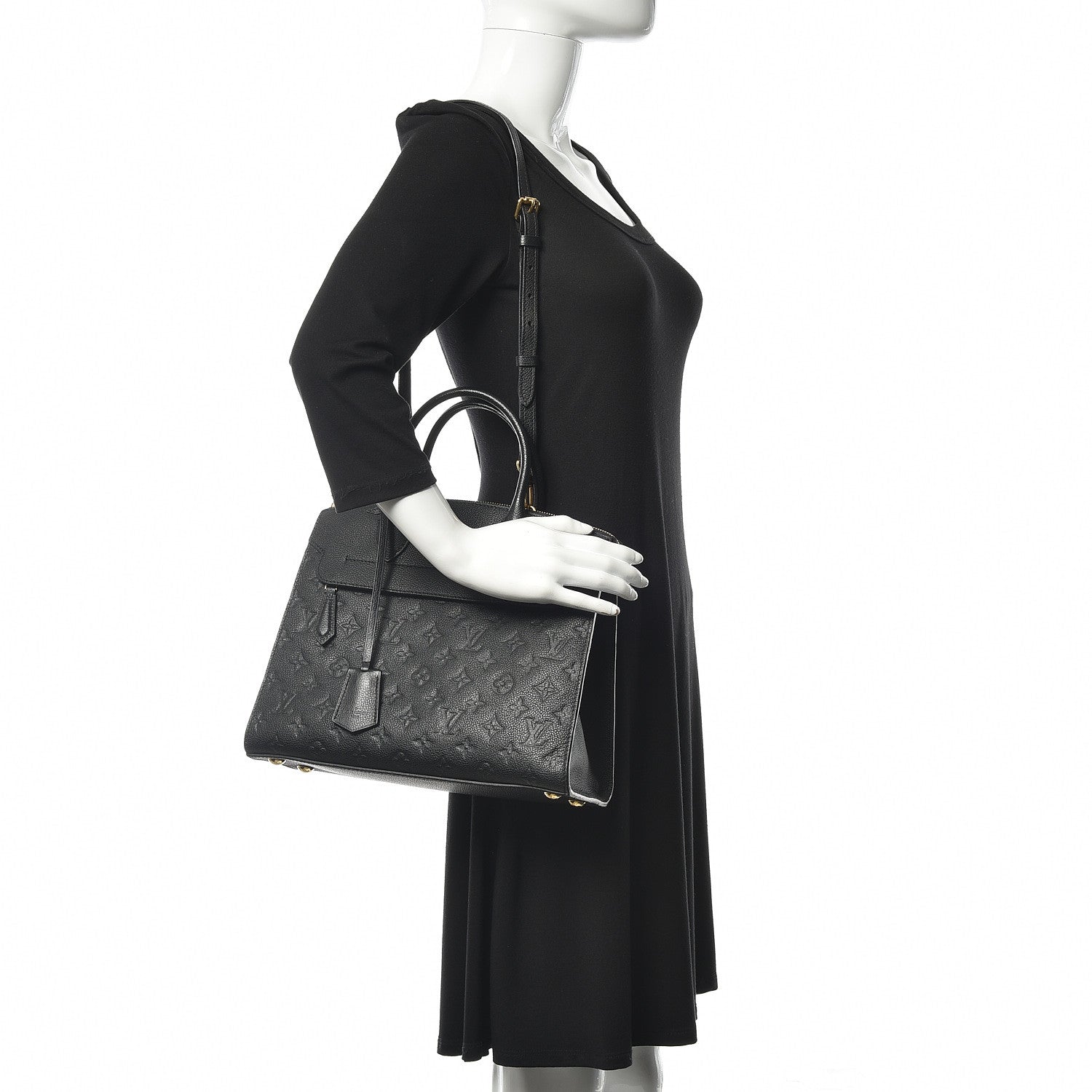 Louis Vuitton Empreinte Pont Neuf MM Black 2 of 10