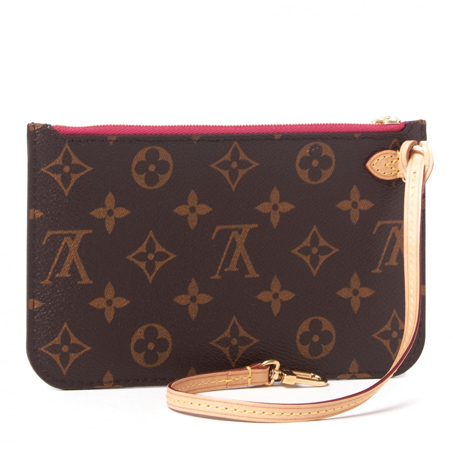 Monogram Neverfull PM Pochette Fuchsia