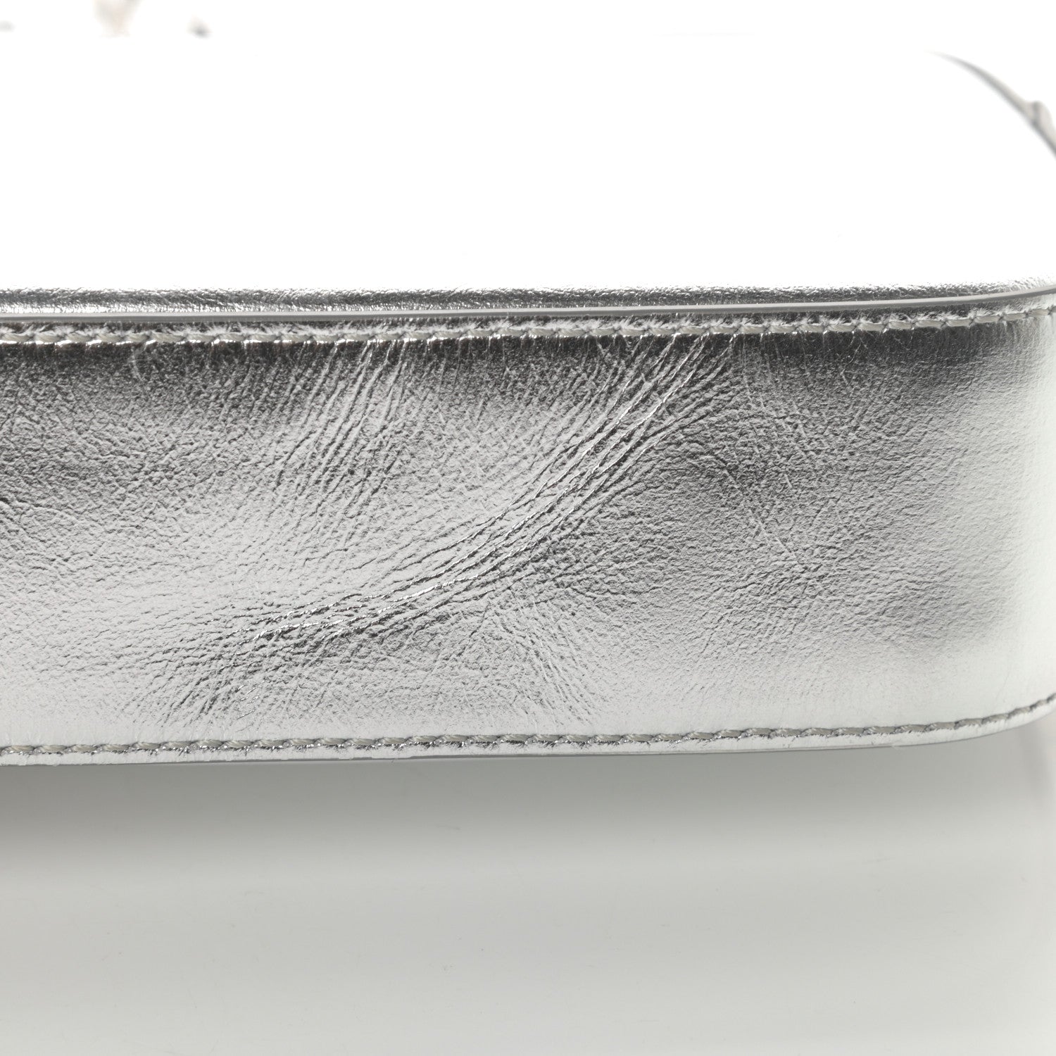 Jimmy Choo Metallic Calfskin Athini Camera Bag Silver 11 of 13