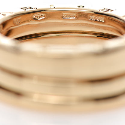 Bulgari 18K Yellow Gold B.Zero1 Three-Band Ring 53 6.25 5 of 5