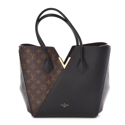 Louis Vuitton Calfskin Monogram Kimono Tote Black 1 of 8