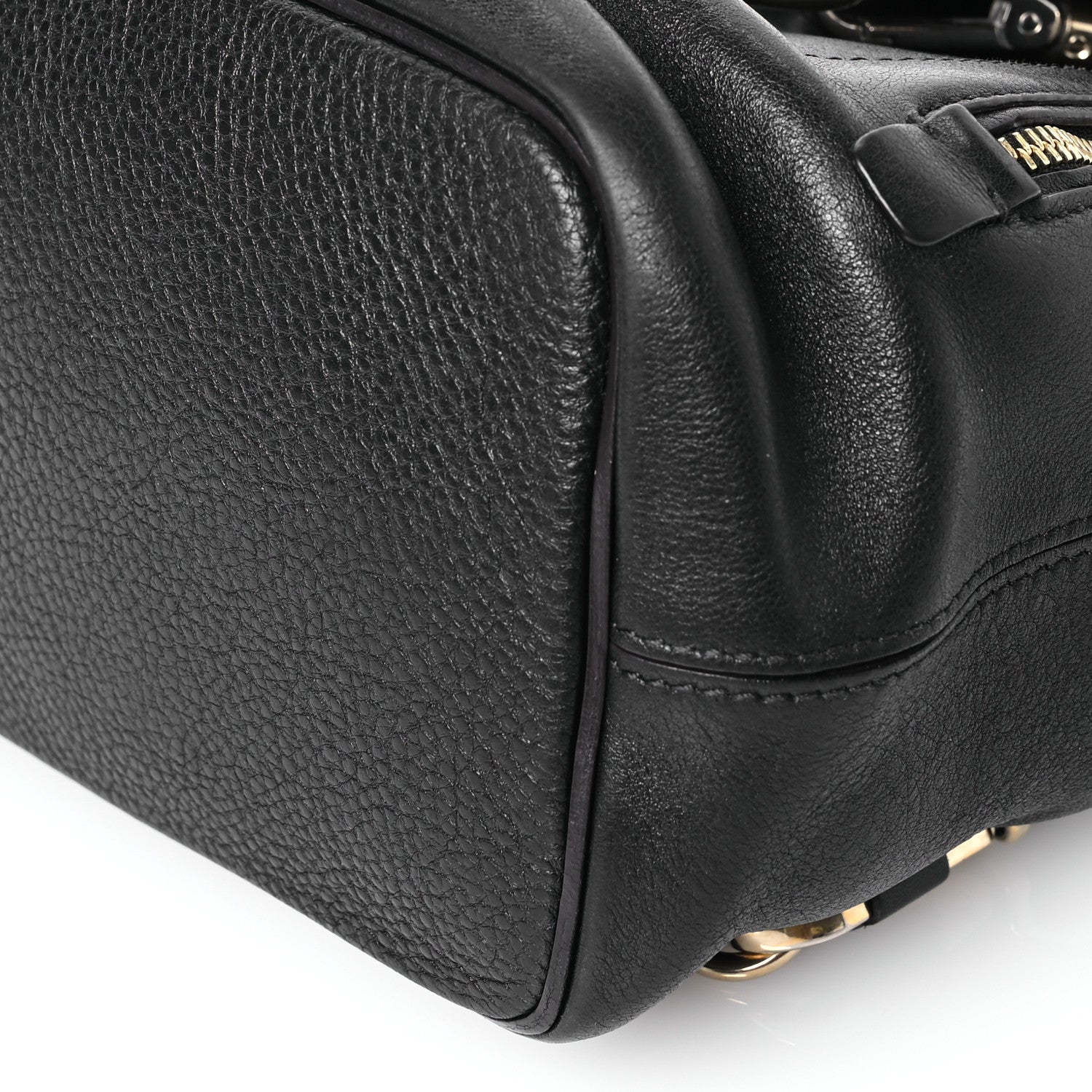 Chloe Suede Calfskin Small Faye Backpack Black 12 of 13