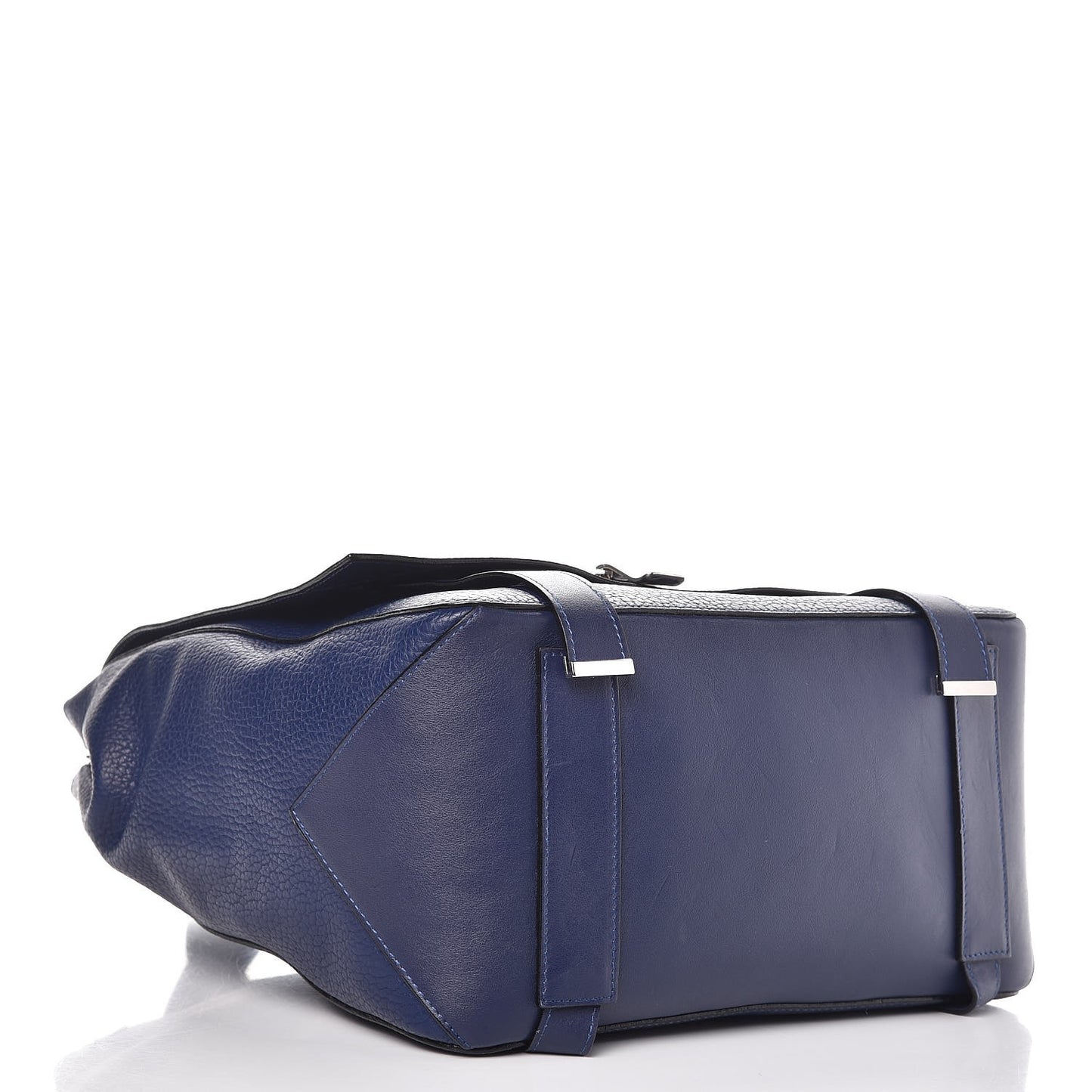 Pebbled Calfskin PS Courier Backpack True Navy