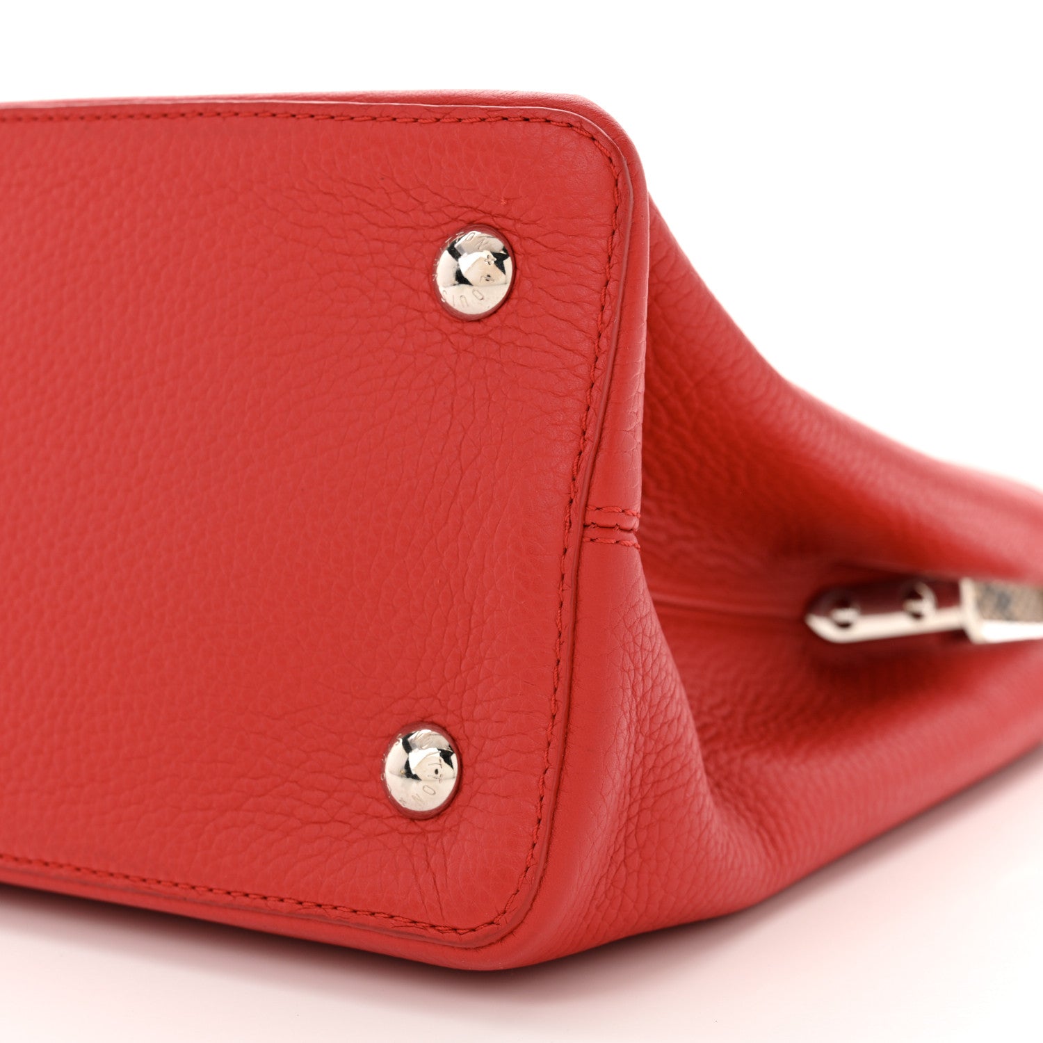 Louis Vuitton Taurillon Snakeskin Capucines MM Rubis 11 of 11