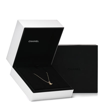 Chanel 18K Yellow Gold Diamond Coco Crush C Necklace 7 of 7