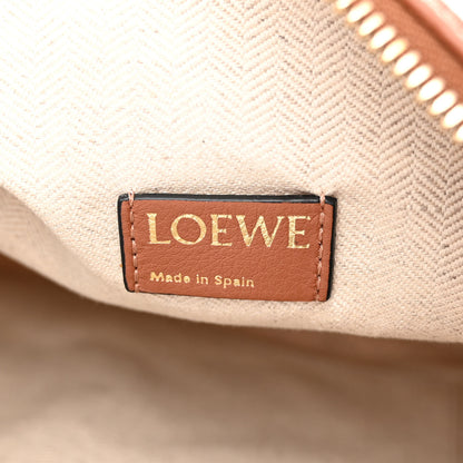Loewe Jacquard Anagram Calfskin Medium Cubi Bag Ecru Tan 8 of 9