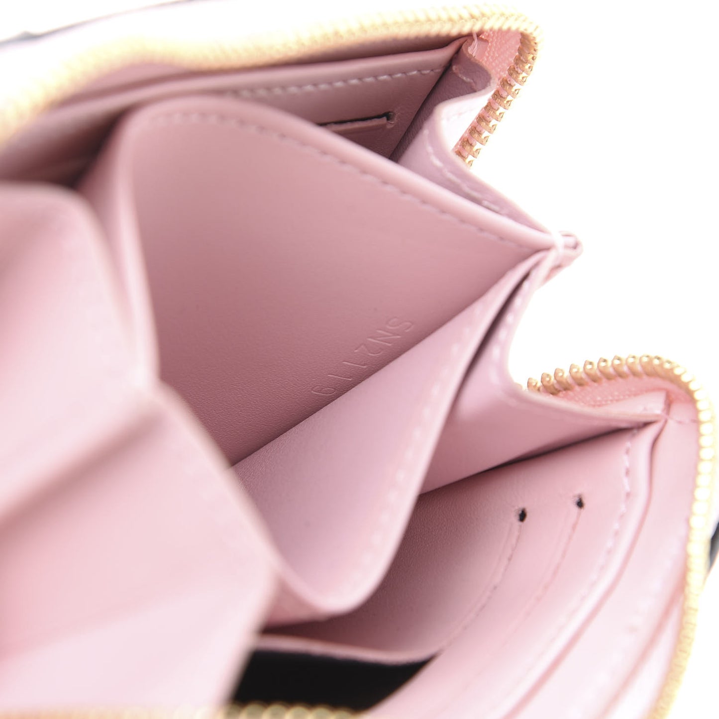 Patent Miroir Venice Zippy Coin Purse Rose Ballerine