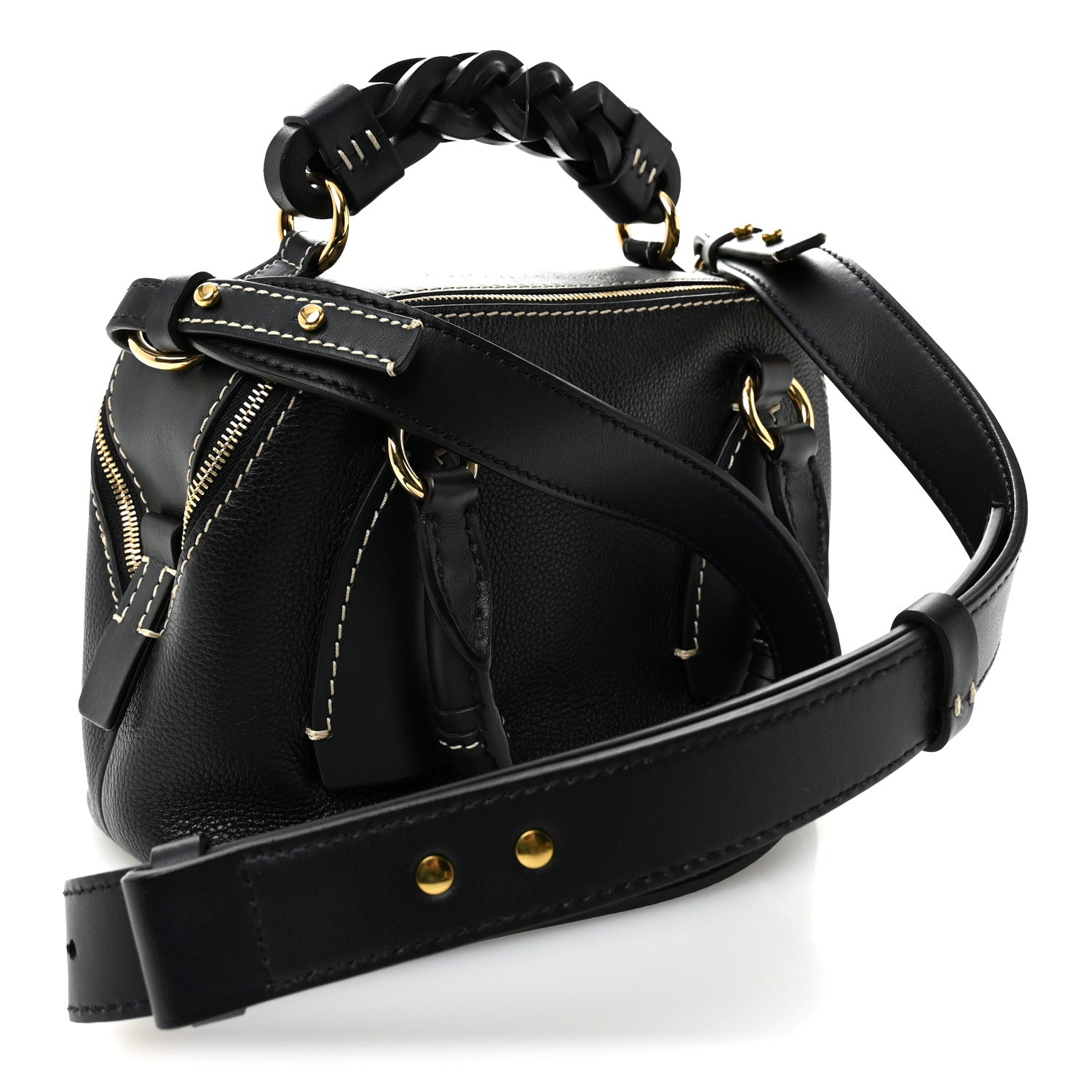 Chloe Calfskin Small Daria Full Blue 3 of 10