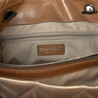 Chanel Calfskin Quilted Small Coco Soft Tote Beige 6 of 10