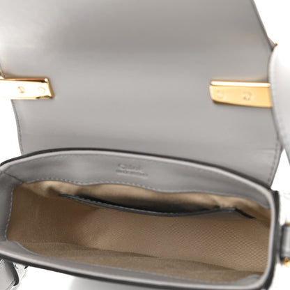Chloe Crocodile Embossed Calfskin Mini C Double Carry Stormy Grey 5 of 10