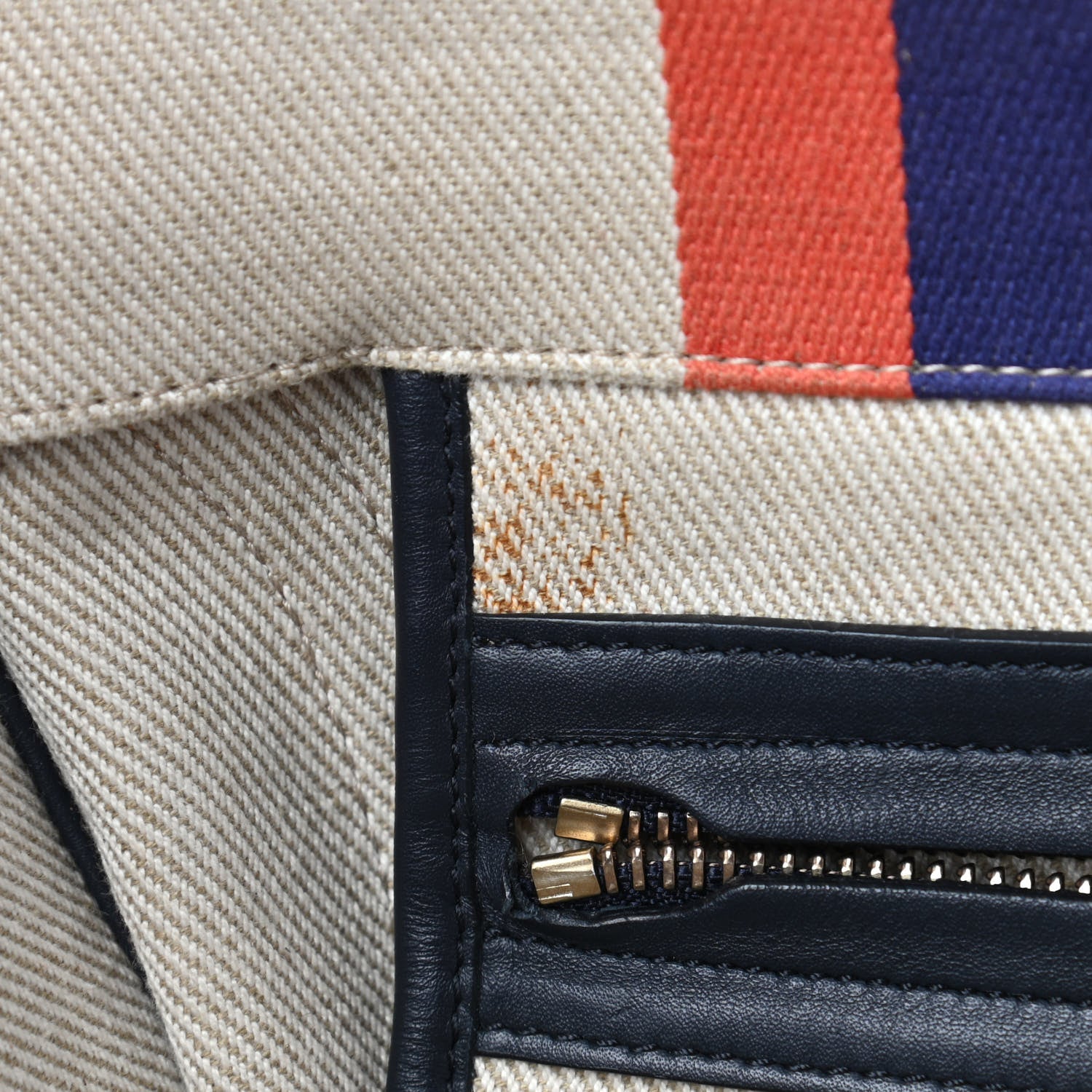 Celine Cotton Canvas Medium Phantom Luggage Multicolor 7 of 8