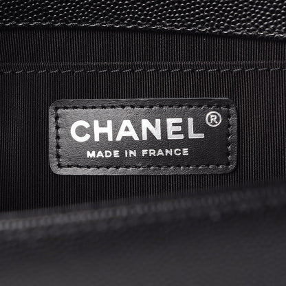 Chanel Caviar Quilted Medium Boy Flap Black 6 of 7