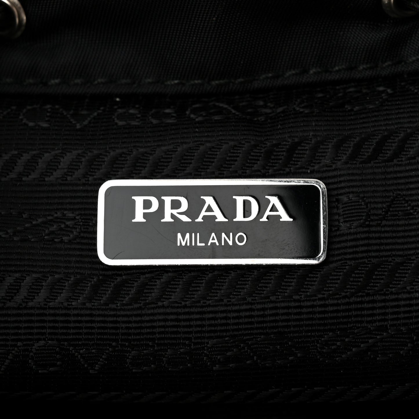 Nylon Vela Mini Crossbody Backpack Black