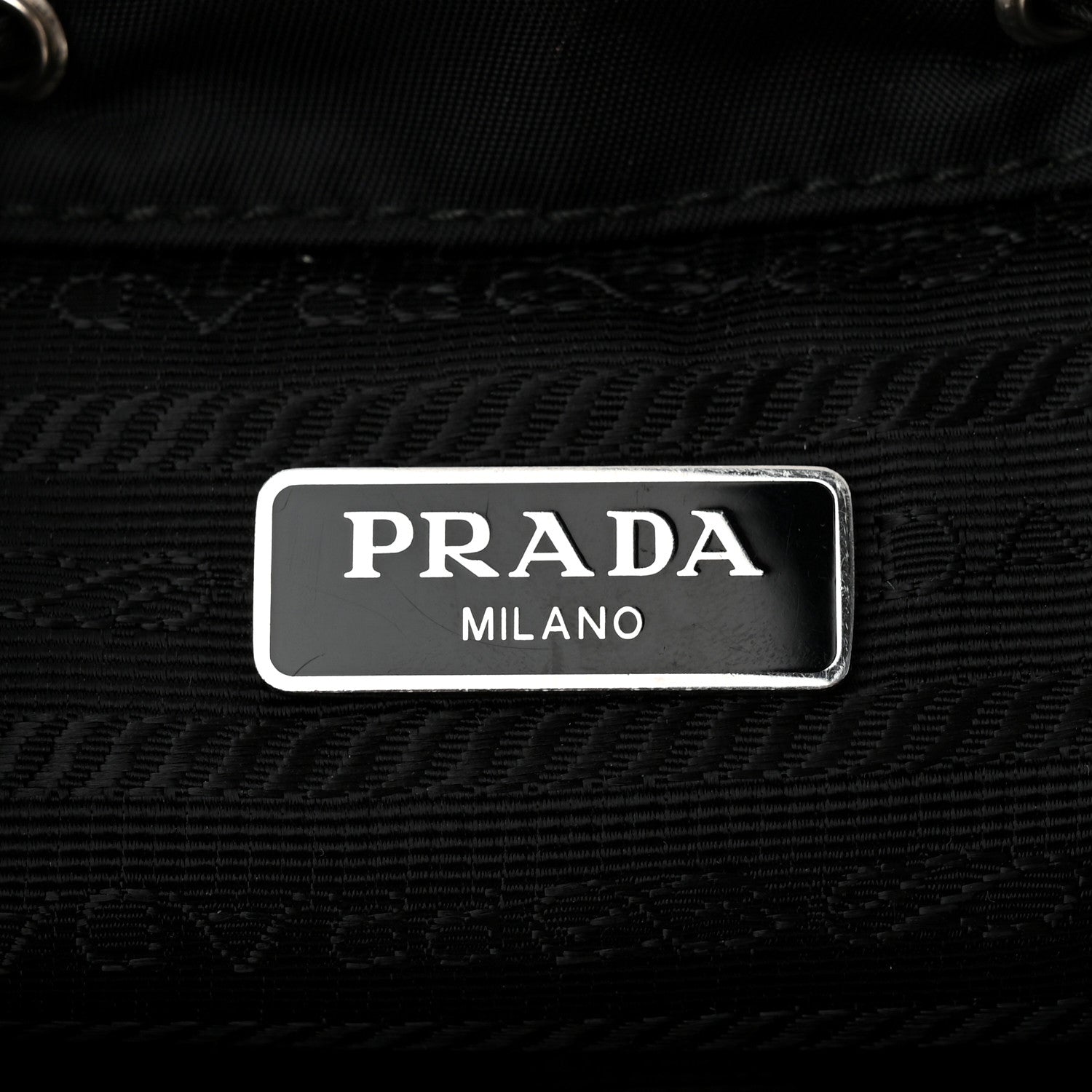 Prada Nylon Vela Mini Crossbody Backpack Black 6 of 11