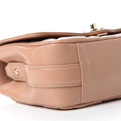 Chanel Shiny Aged Calfskin Quilted Mini Hold The Line Flap Beige 6 of 11