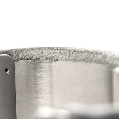 Chanel Velvet CC Cuff Silver Grey 7 of 7