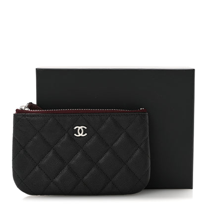 Chanel Caviar Quilted Small Cosmetic Case Black 8 of 8