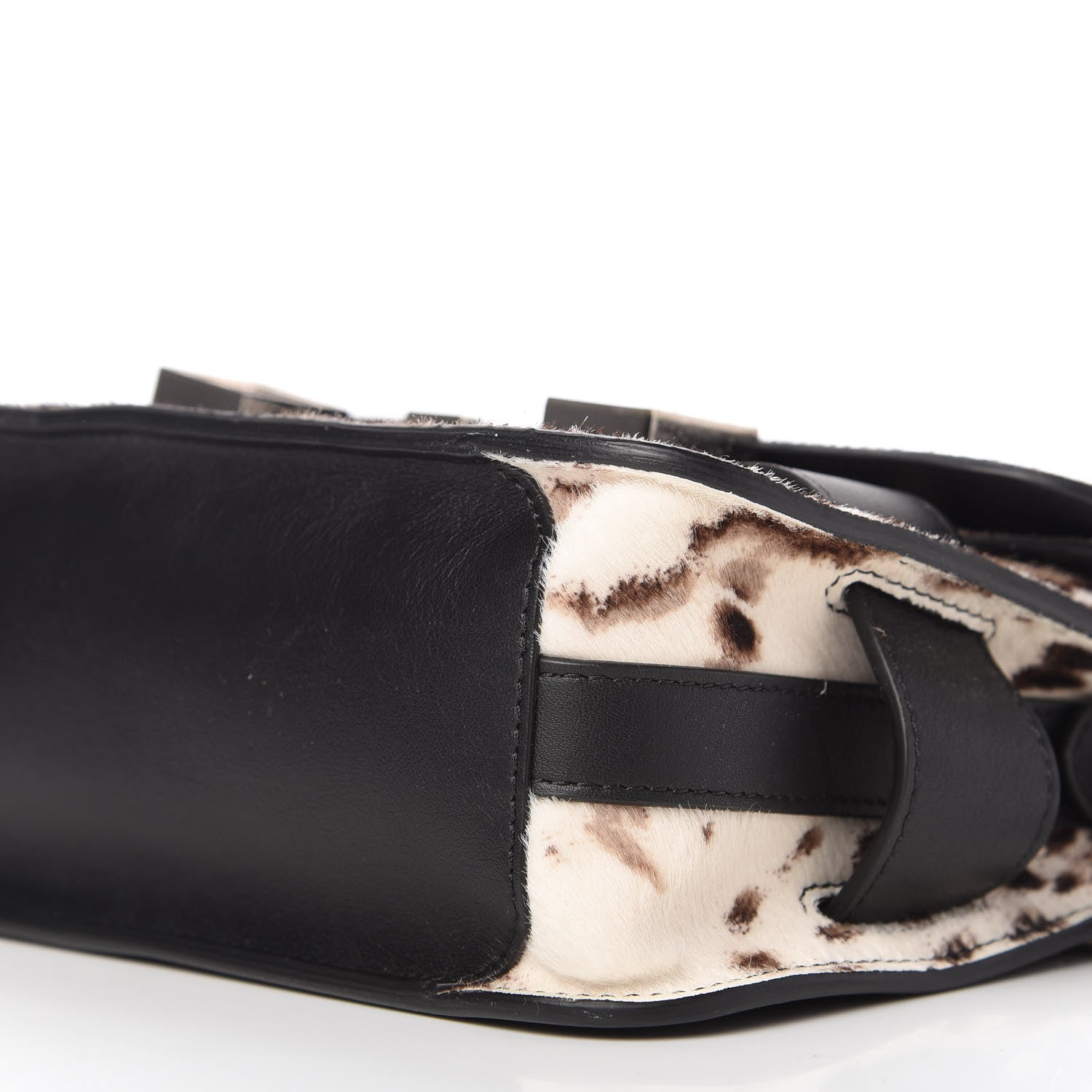 Proenza Schouler Calf Hair Leopard Print Mini PS11 Classic Shoulder Bag Black 7 of 10