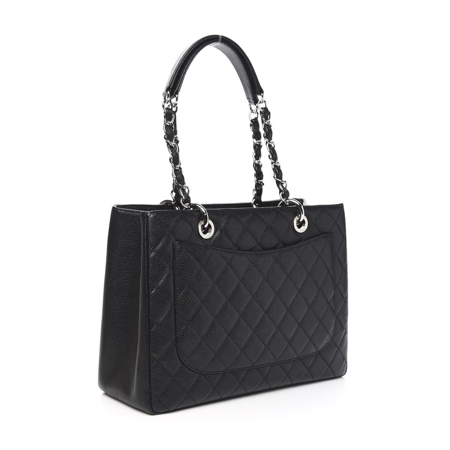 Chanel Caviar Quilted Grand Shopping Tote GST Black 2 of 10