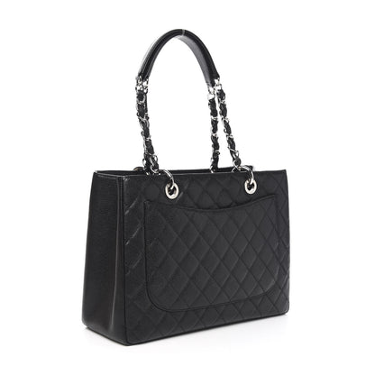 Chanel Caviar Quilted Grand Shopping Tote GST Black 2 of 10