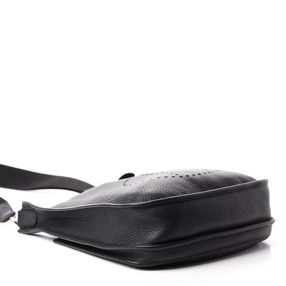 Hermes Taurillon Clemence Evelyne III PM Black 4 of 10