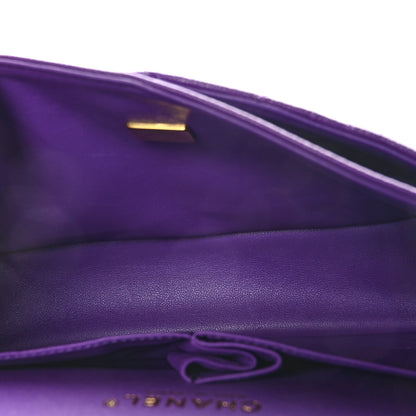 Chanel Caviar Quilted Small Double Flap Dark Purple 5 of 10