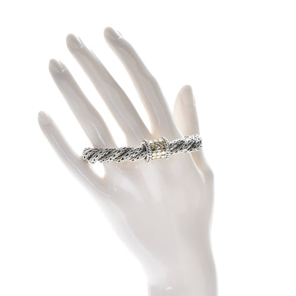 John Hardy Sterling Silver 18K Yellow Gold Classic Chain Dot Bracelet 2 of 4