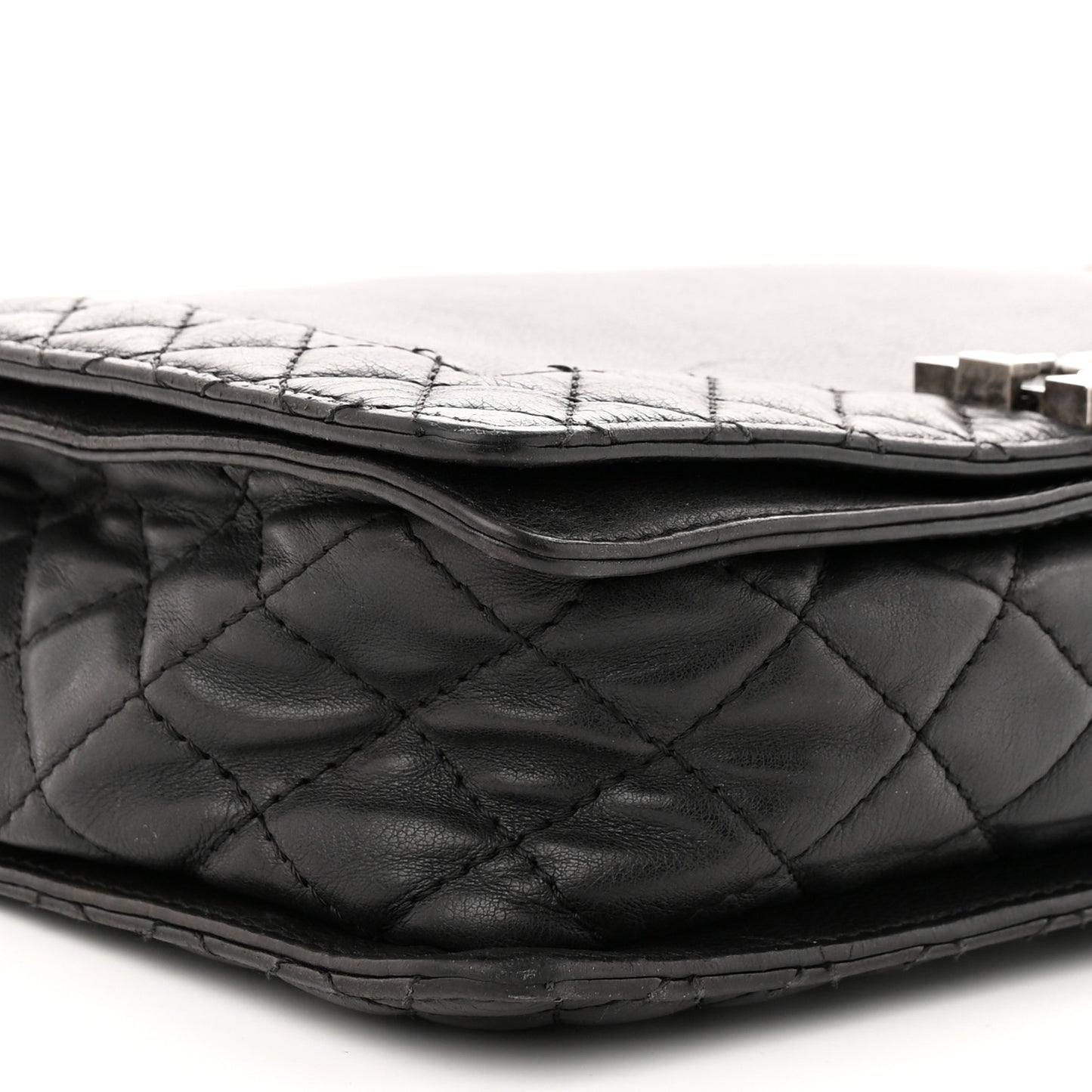 Calfskin New Medium Boy Reverso Flap Black