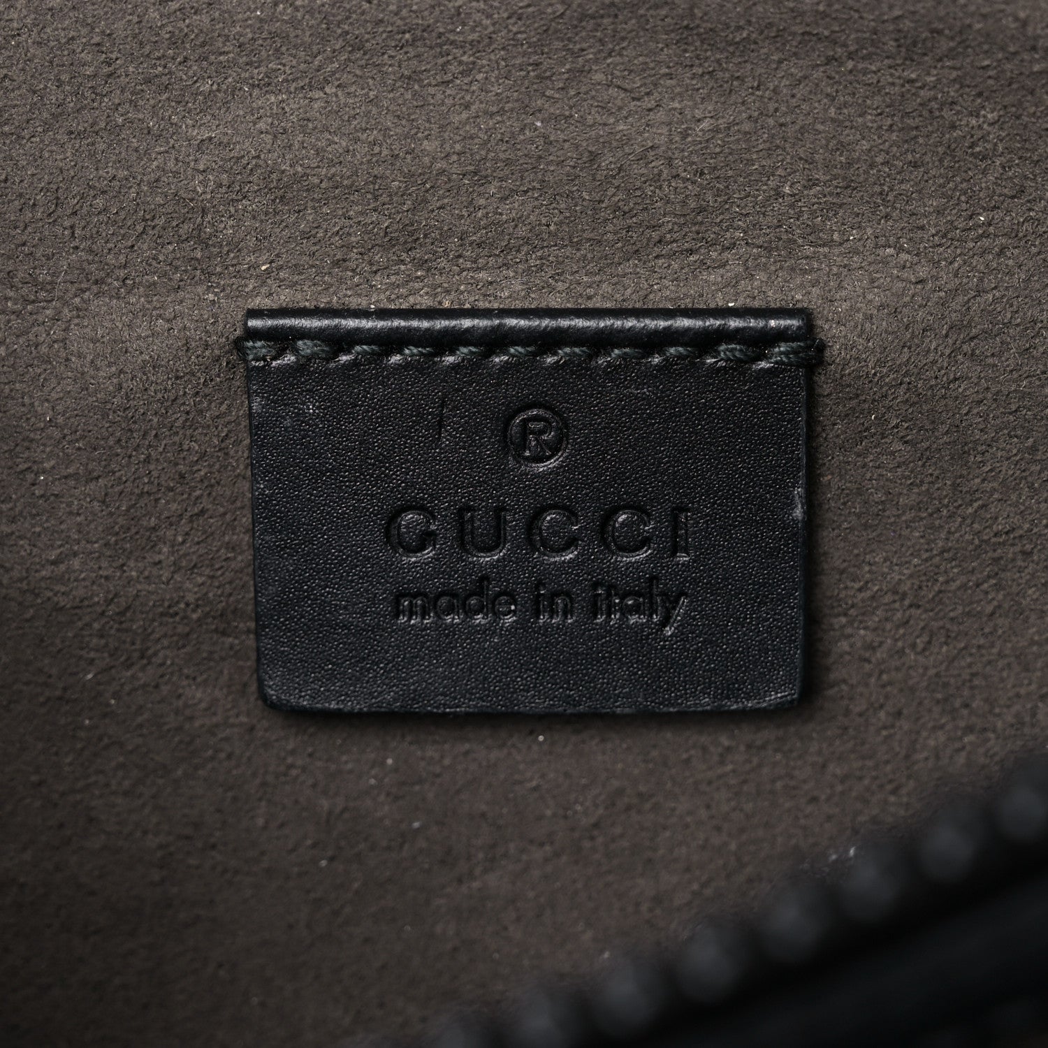Gucci GG Supreme Monogram Belt Bag Black 5 of 11