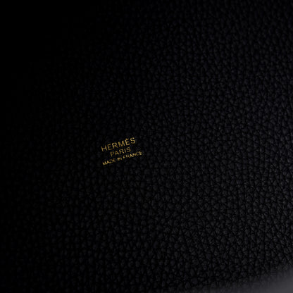 Hermes Taurillon Clemence Picotin Lock 22 MM Black 8 of 10
